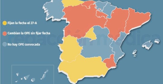 OPE NACIONAL.- Algunhas autonomías cambian a data dos exames polas eleccións do 28A